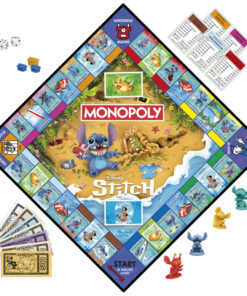 Alternative view of Hasbro Gaming Monopoly Disney Stitch