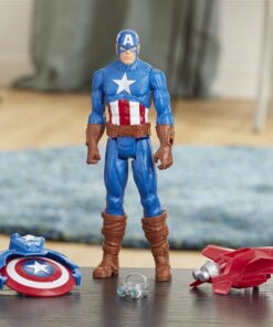 Alternative view of Hasbro Marvel Avengers Titan Hero Series Blast Gear Captain America