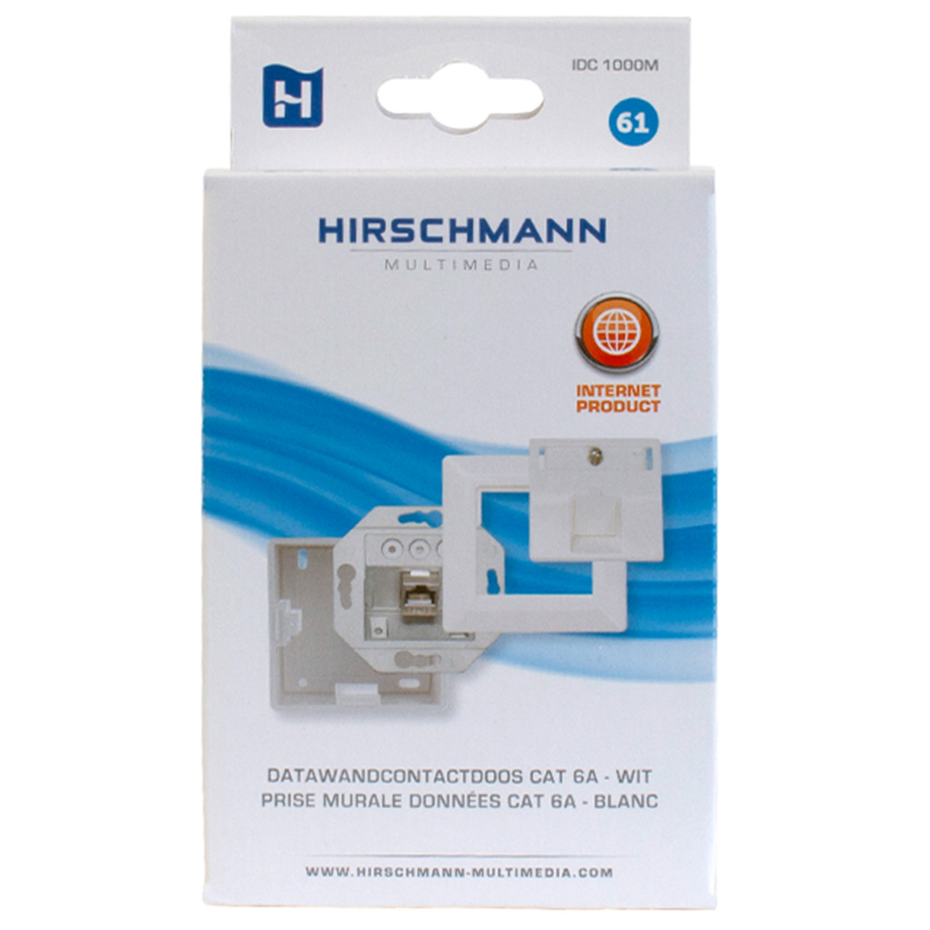 Hirschmann Hirsch Data Wandcontactdoos 1x - Image 2