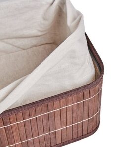 Alternative view of Homestyle Pro Bamboe Opbergmanden 3 Stuks Bruin/Wit