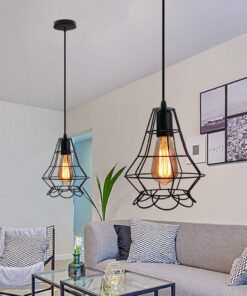 Alternative view of Homestyle Pro MK012-B Industriële Hanglamp 19x22 cm Zwart/Metaal