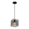Homestyle Pro MK015-B Industriële Hanglamp 15x18 cm Zwart/Metaal
