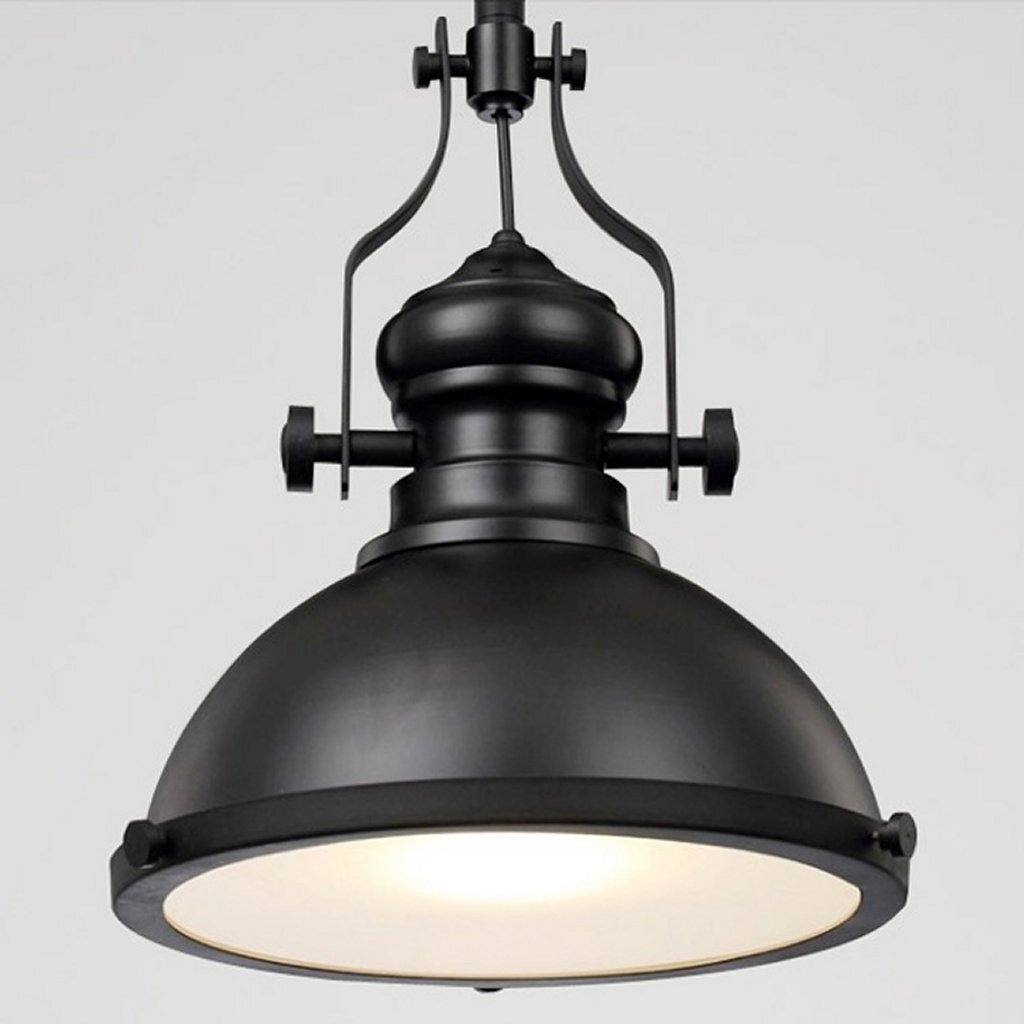 Homestyle Pro MK102-WB Industriële Hanglamp 32x35 cm Zwart/Wit/Metaal - Image 2