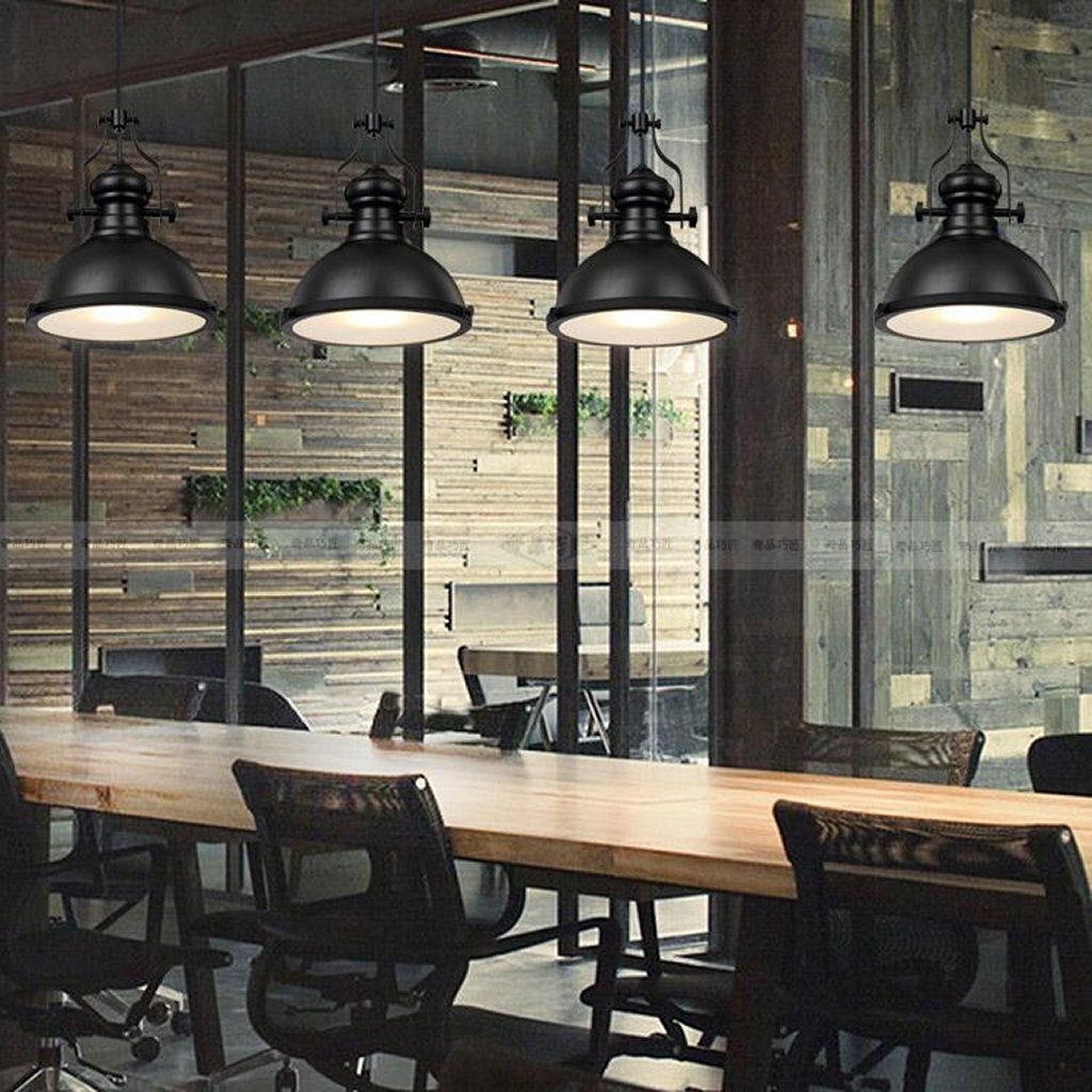 Homestyle Pro MK102-WB Industriële Hanglamp 32x35 cm Zwart/Wit/Metaal - Image 3