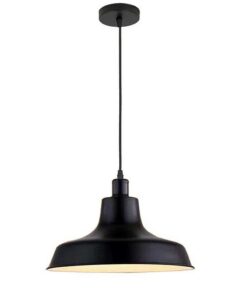 Homestyle Pro MK111-BB Industriële Hanglamp 36x22 cm Zwart/Metaal