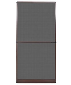 Hordeur met scharnieren bruin 120 x 240 cm