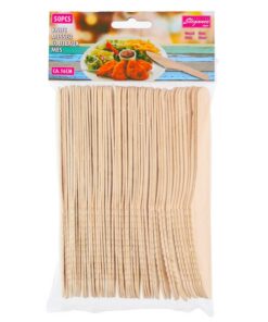 Houten Wegwerpmessen 16 cm 50 Stuks