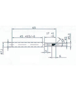 Alternative view of Hq Solder/tip3 Vervangingstip voor Solder20/30