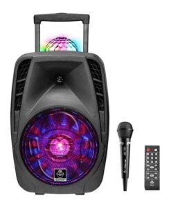 Alternative view of IDance Groove Boombox 216 + Wielen en Licht Zwart