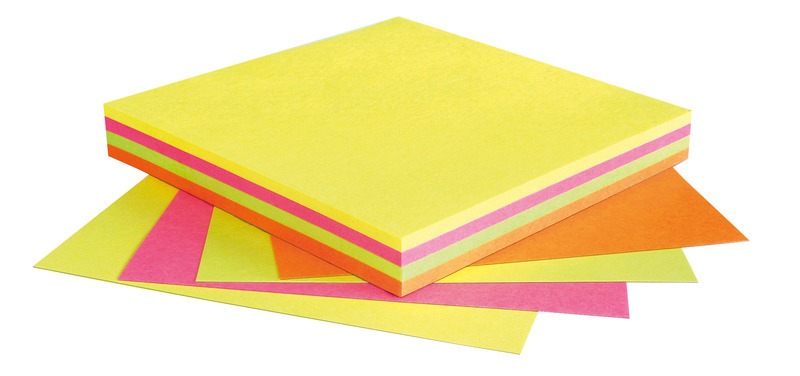 Info Notes IN-5654-39 75x75mm Assorti Brilliant Blok A 320 Vel - Image 2