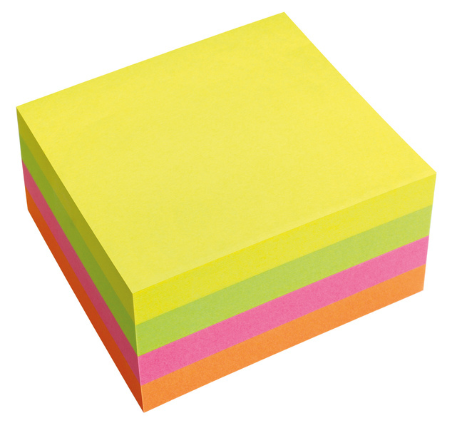 Info Notes IN-5654-39-PN Powernotes 75x75mm Ass. Briljant Blok A 320 Vel. - Image 2