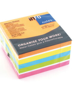 Info Notes IN-5654-53 75x75mm Assorti Brilliant Blok A 450 Vel