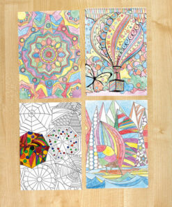 Alternative view of Info Notes IN-8722-08 Creative Kleurvel A5 Colour & Relax Voor Volwassenen