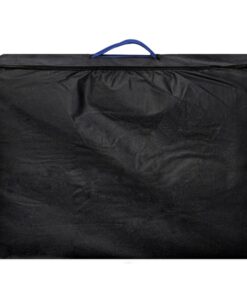 Inklapbare massagetafel 3 zones met houten frame (blauw)