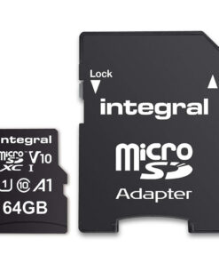 Alternative view of Integral Micro-sdxc V10 100mb/s 64gb