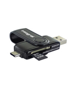 Alternative view of Integral Reader Sd/microsd Usb-a/usb-c