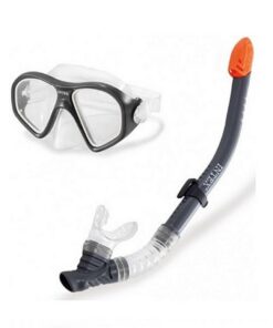 Intex 55648 Aquaflow Sport Reef Rider Duikbril en Snorkel Grijs
