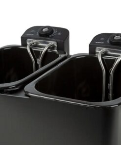 Alternative view of Inventum GF461B Koude Zone Friteuse 2x2.5L 1800W Zwart