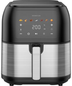 Inventum GF801HLDB Airfryer 8L 1700W Zwart/RVS