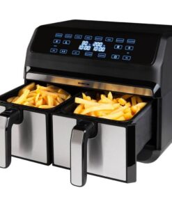 Alternative view of Inventum Hetelucht Friteuse 2x4L 1700W Zwart/RVS