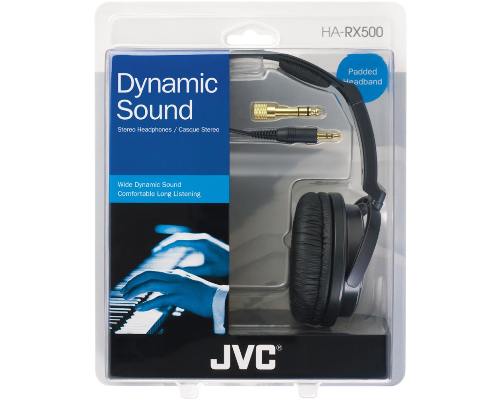 JVC Around-ear Ha-rx500-e Zw - Image 5