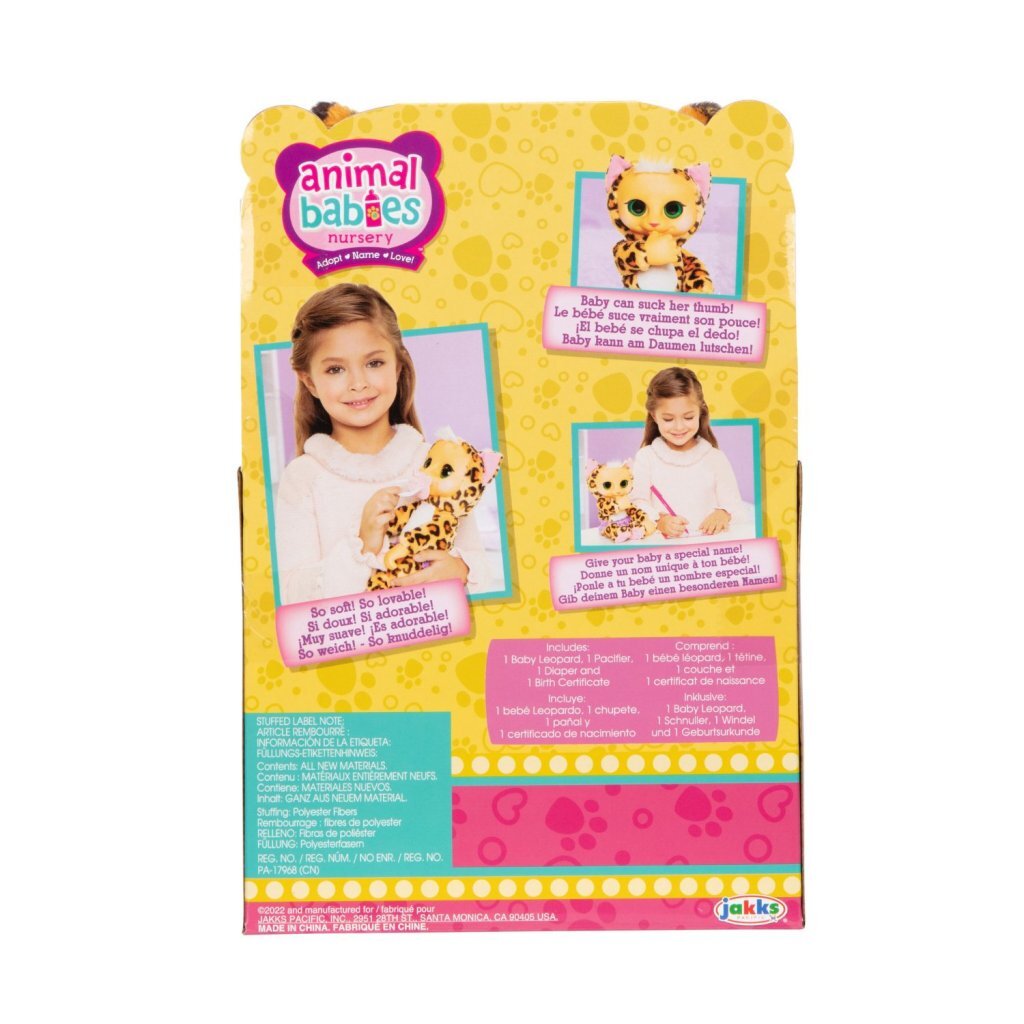 Jakks Animal Babies Luipaard + Geluid - Image 4