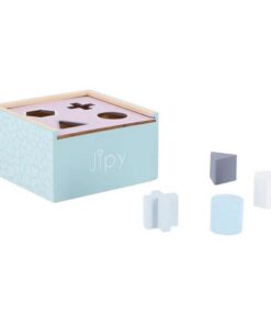 Jipy Houten Vormenstoof Paars-Blauw