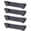 Joseph Joseph CupboardStore Pan&shy;dekselhouders 4 Stuks Antraciet