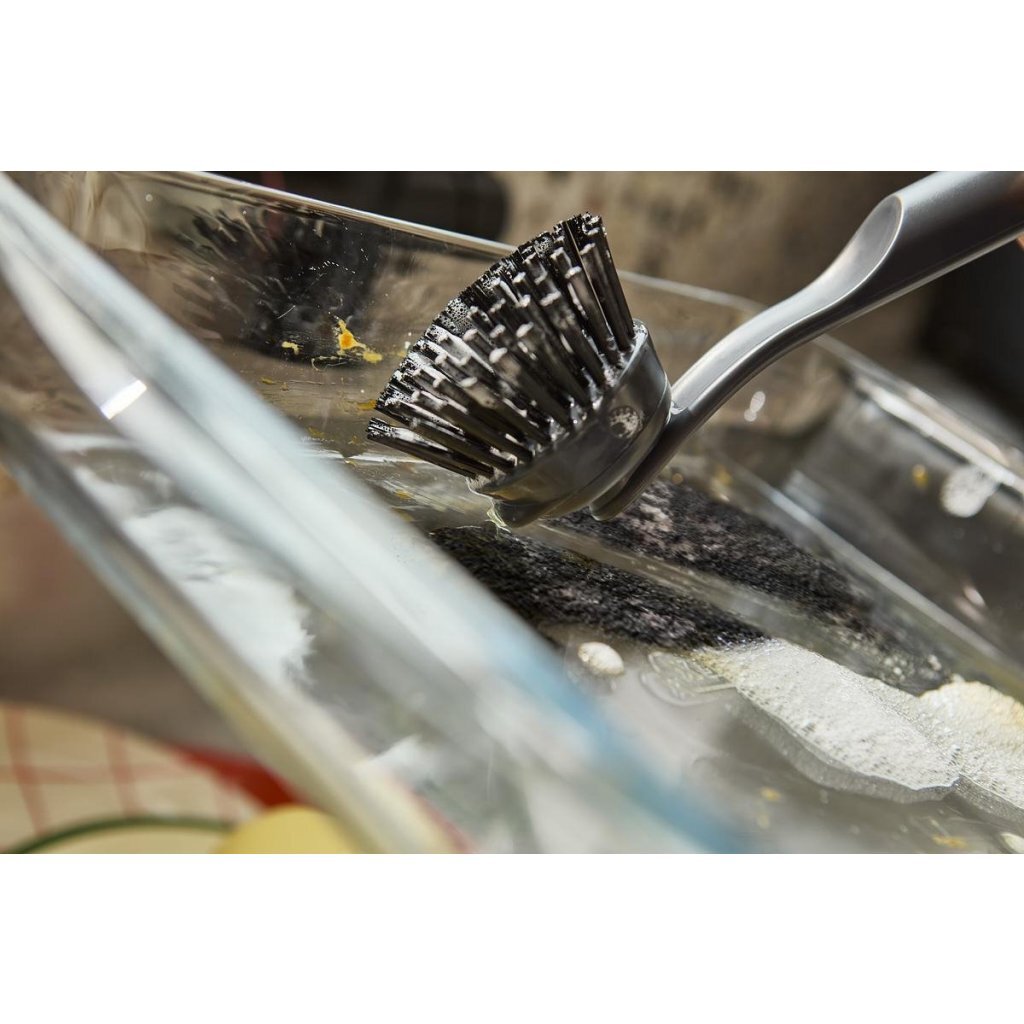 Joseph Joseph SkinTech Afwasborstel + Vervangbare Borstelkop Antraciet - Image 4