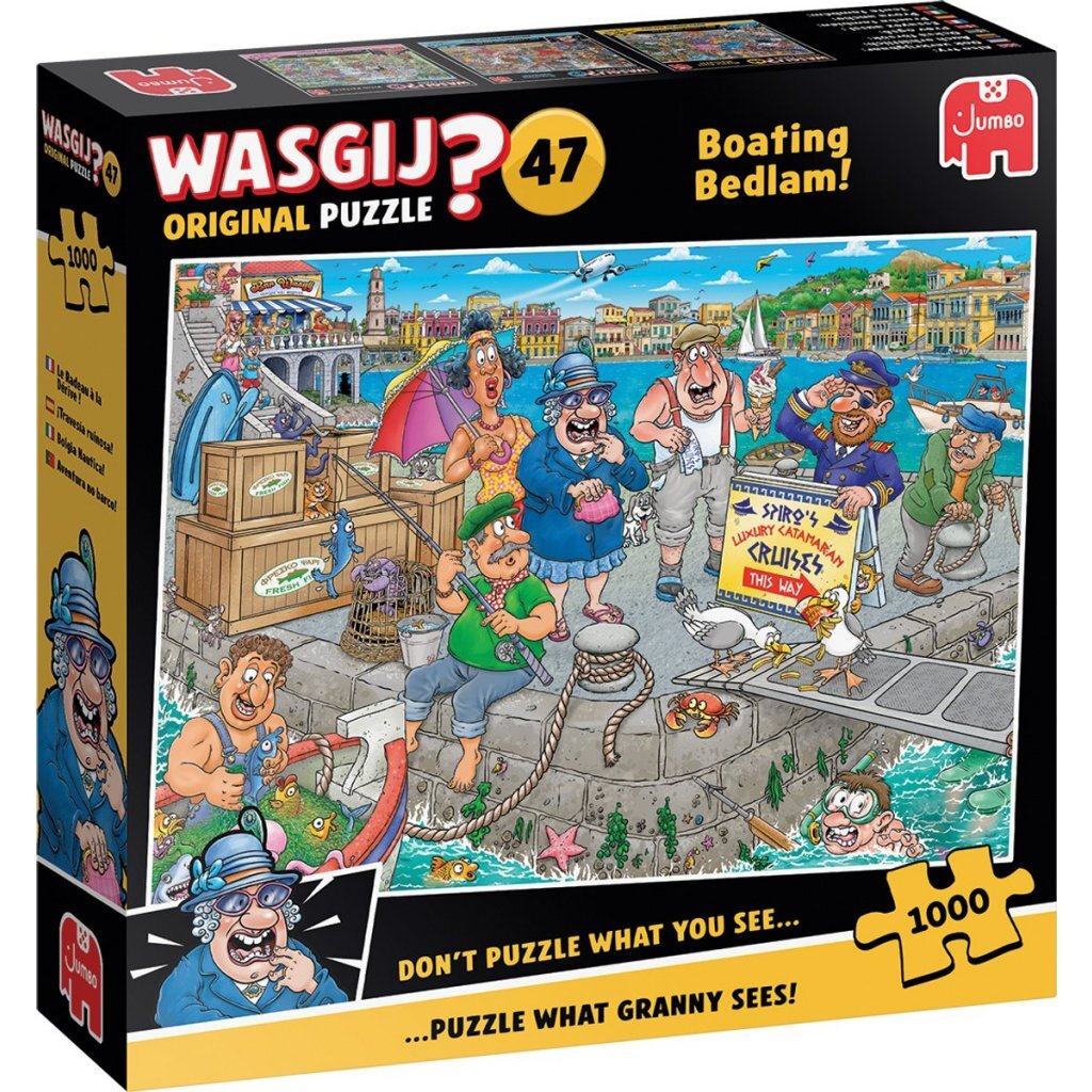 Jumbo Puzzel Wasgij Original 47 De Boot In! 1000 Stukjes