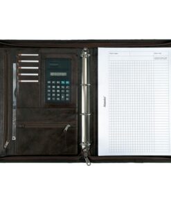 Alternative view of Juscha JU-30064 Conferentiemap Alassio Massa A4 Bruin Kunstleer