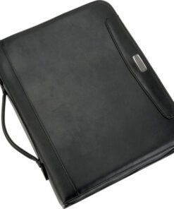 Juscha JU-30104 Conferentiemap Alassio Porto Kunstleer Finetouch A4 Zwart