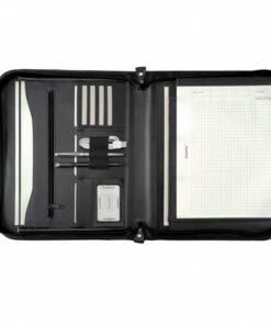 Alternative view of Juscha JU-30142 Kunstlederen Schrijfmap Alassio Vernazza A4 Zwart