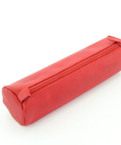 Juscha JU-43140 Pennenetui Alassio Echt Leer Rood 21x6cm