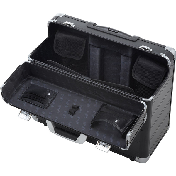 Juscha JU-45166 Pilotenkoffer Alumaxx Discovery Aluminium Mat Zwart - Image 2