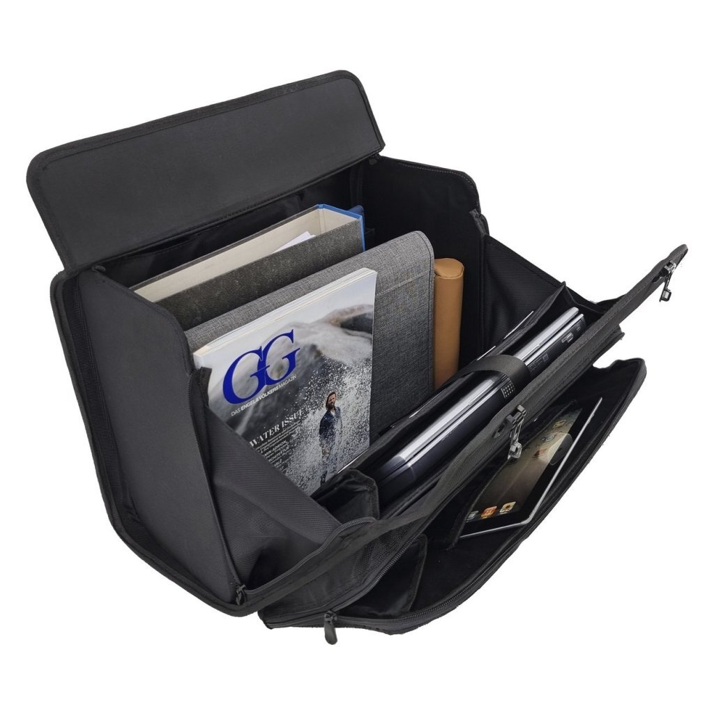 Juscha JU-46216 Pilotenkoffer STOP Samar 46x26x4 cm Zwart - Image 5