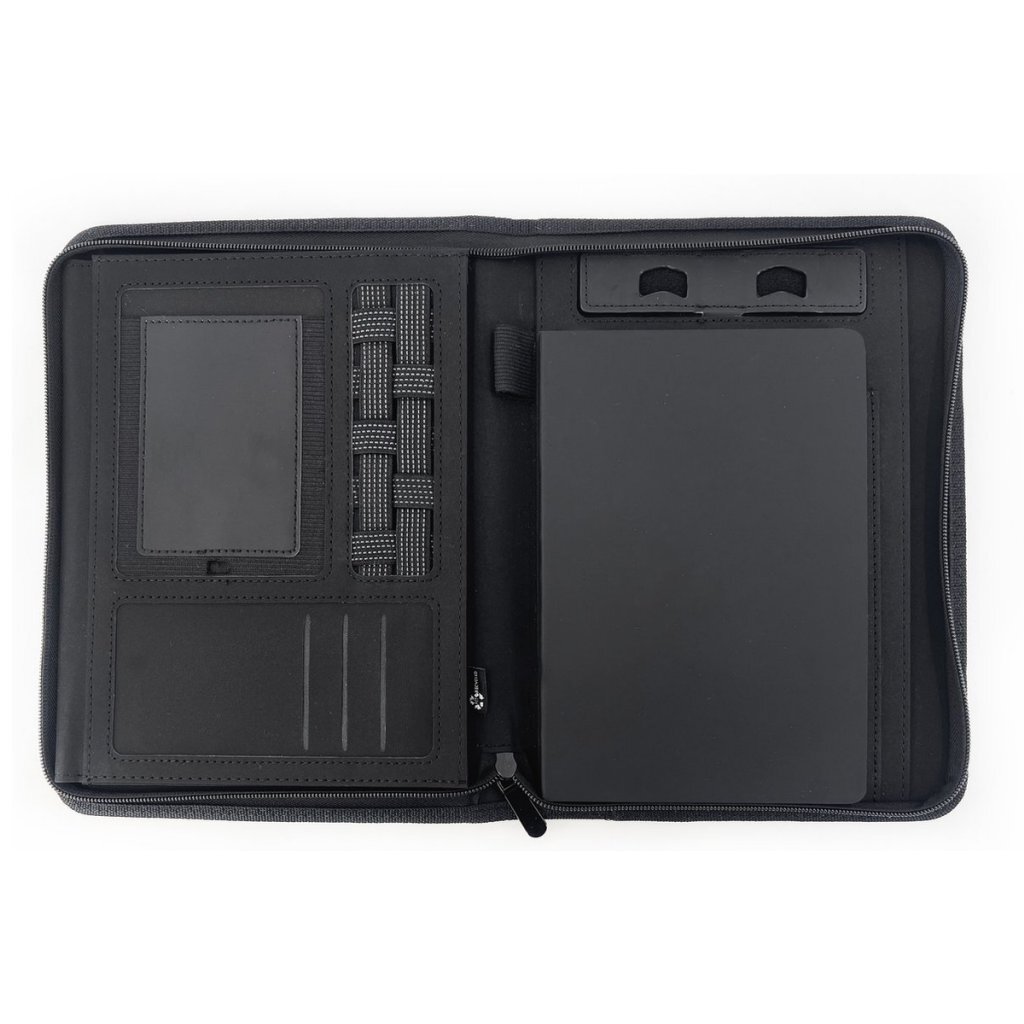 Juscha JU-46225 Schrijfmap STOP Maupiti A5 met Rits Zwart - Image 2