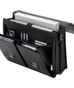 Alternative view of Juscha JU-47118 Aktentas Alassio Veneto 22 X 42 X 10 Cm Zwart