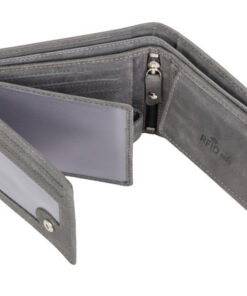 Alternative view of Juscha JU-47254 Portefeuille Horizontaal RFID Pride And Soul. Grijs Leer.