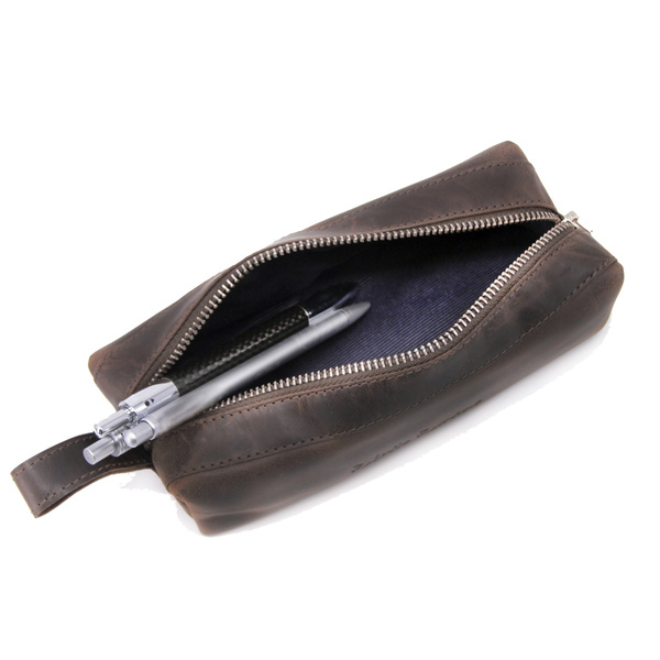 Juscha JU-48214 Etui Roberto Romano EMPOLI Bruin Echt Leer 20x6x7cm - Image 2