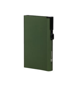 Juscha JU-954000 Pasjeshouder Clicksafe RFID Aluminium Groen Voor 8 Pasjes