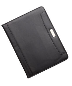 Juscha JU-96086-1 Schrijfmap Alassio Mares A4 Zwart Imitatieleer