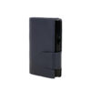 Juscha JU-961202 Pasjeshouder Clicksafe RFID Kunstleer BL/ZW 8 Pasjes Met Opbergvak Voor Muntgeld