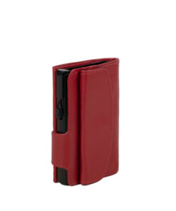 Alternative view of Juscha JU-961203 Pasjeshouder Clicksafe RFID Nappaleer RO/ZW 8 Pasjes Met Opbergvak Voor Muntgeld