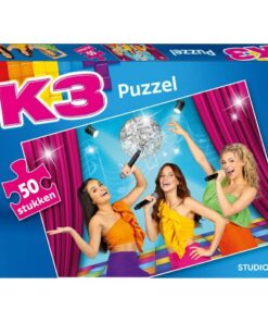 K3 Alle Kleuren Puzzel 50 Stukjes