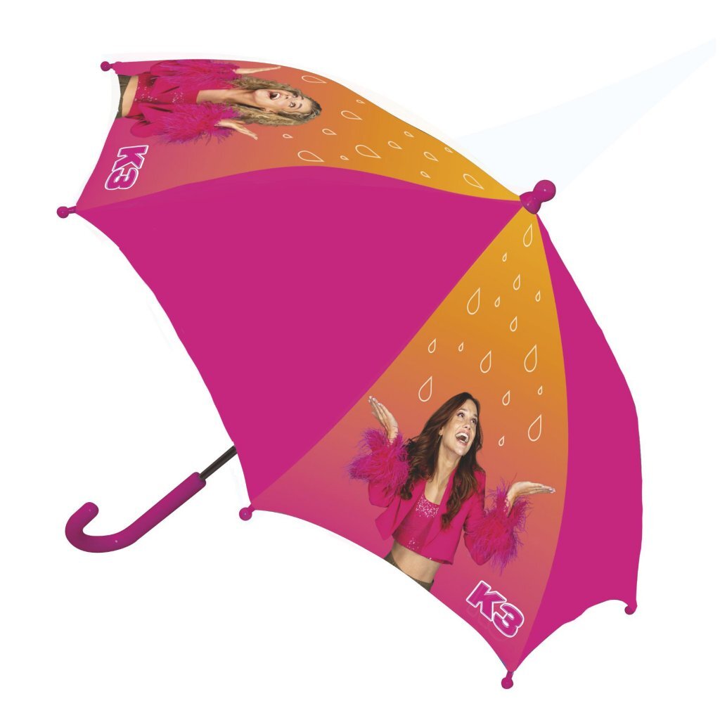 K3 Kinderparaplu Roze/Oranje - Image 2