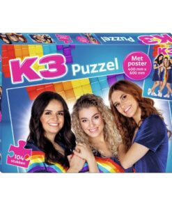 K3 Puzzel met Poster 104 Stukjes