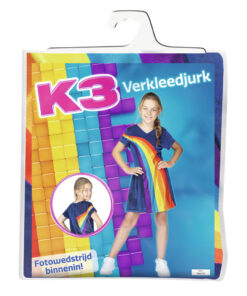 K3 Regenboog Verkleedjurk Maat 152
