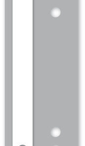 Kangaro 07060-10 Snelhechterstrip A5 2-gaats PP Doos A 100 Stuks Grijs