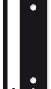 Kangaro 07060-11 Snelhechterstrip A5 2-gaats PP Doos A 100 Stuks Zwart